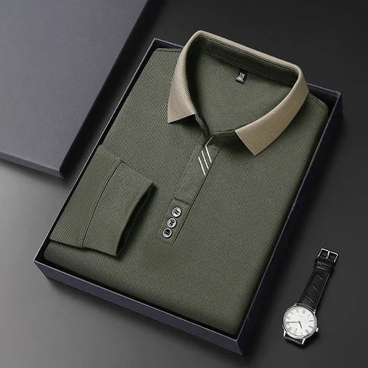 Bellevue Long-Sleeve Polo Shirt